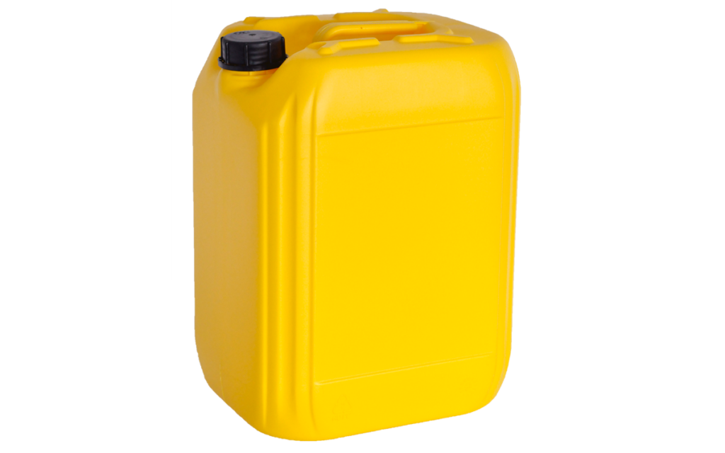 Bio release verpakt in een jerrycan